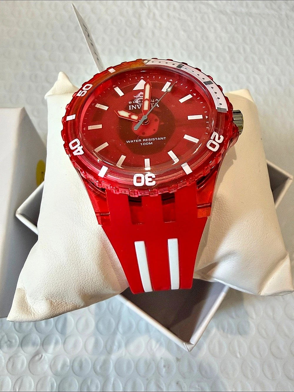 Invicta Subaqua Red & White Watch